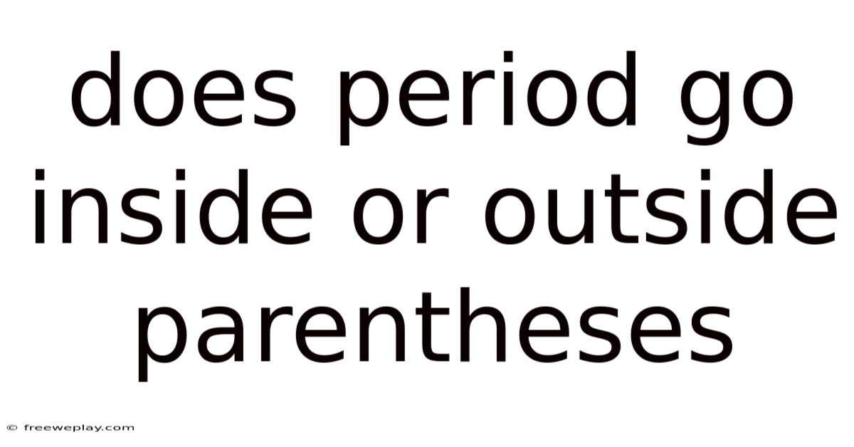 Does Period Go Inside Or Outside Parentheses