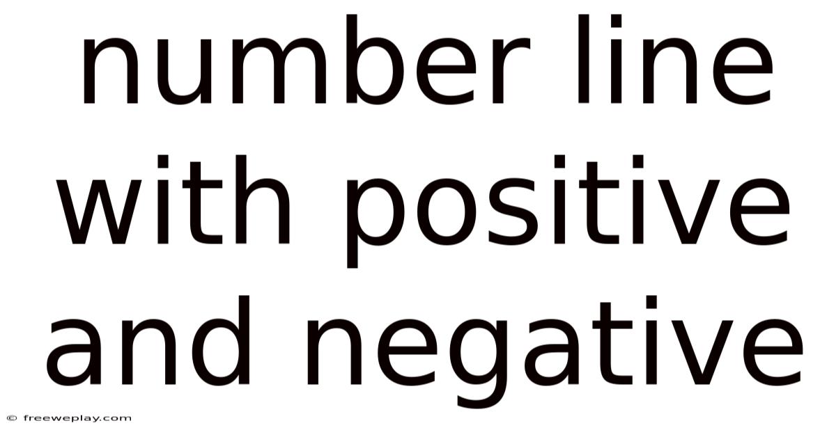 Number Line With Positive And Negative